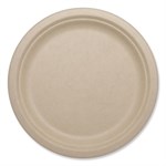 Fiber Plates, 10.1" dia, Natural, 800/Carton