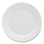 Concorde Foam Plate, 6" dia, White, 1,000/Carton