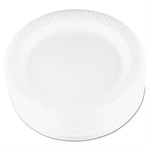 Quiet Classic Laminated Foam Dinnerware, Plate, 9" Dia, White, 125/pack, 4 Packs/carton
