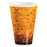 16oz Fusion Escape Foam Hot/cold Cups, Brown/black, 1,000/ct