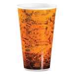 20oz Fusion Escape Foam Hot/cold Cups, Brown/black, 500/ct