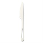 Cutlery Dispenser Refills, Knife, Plastic, Light Beige, 100/Bag, 10 Bags/Carton