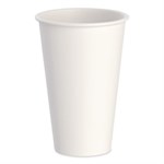 16oz Thermoguard Insulated Paper Hot Cups, White Sustainable Forest Print, 600/ct