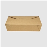 54Oz #2 Reclosable Kraft Take-Out Box, Paper, 200/ct