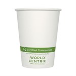 12oz Paper Hot Cups, White, 1,000/ct