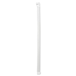 7.625 inch Empress Jumbo Flex Straw Paper Wrapped White Boxed 25 / 400 cs