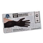 Empress Heavy Duty Nitrile Glove  Medium, Black, 5 mil Exam Grade 10 / 100 cs
