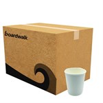 8 oz Paper Hot Cups, Double-Walled, White, 500/Carton