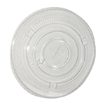 32oz Flat Straw Slot Lid Fits PET Cups, Empress, 500/cs