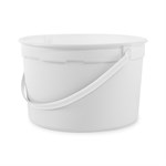 Cart Wipe Bucket, White, 1 Gal, 1/CS/12 12/360