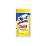 Lysol Plastic Sanitizing Wipes, White, 80 Ct, 1/Cs/480 6/80-CT