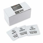 Thermometer Probe Wipe Sachet, 1.2" x 2.4", White 1/BX/100