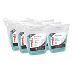 Power Clean ProScrub Pre-Saturated Wipes, 12 x 9.5, Citrus Scent, Green, 75/Pack, 6 Packs/Carton
