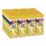 Disinfecting Wipes Flatpacks, 1-Ply, 6.69 x 7.87, Lemon and Lime Blossom, White, 15 Wipes/Flat Pack, 24 Flat Packs/Carton