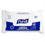 Purell Foodservice Surface Disinfecting Wipes Flowpack, 72 Ct, 7.4" x  9 12/CS