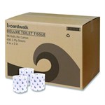 2-Ply Toilet Tissue, Septic Safe, White, 400 Sheets/Roll, 96 Rolls/Carton