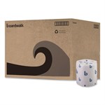 2-Ply Toilet Tissue, Septic Safe, White, 156.25 ft Roll Length, 500 Sheets/Roll, 96 Rolls/Carton
