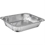 1/2 Size Deep Steam Table Pan, Silver 1/CS/100