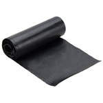 40x46 0.79 mil Black 40-45 gallon Hi-Density liner interleaved roll 150/cs
