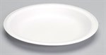 Genpak Celebrity 8.88"" White Plate Polystyrene Foam 4 / 125 cs