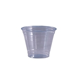 9oz Squat PET Clear Cups 1000/cs