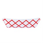 Jovials #40 Clay Coated Paper Food Tray, Red, 6 oz, 1/CS/1000 4/250/CS