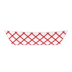 Jovials #500 Clay Coated Paper Food Tray, Red, 5 lb, 1/CS/500 2/250/CS