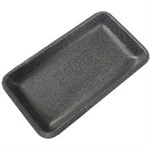 X10P Foam Tray, Charcoal, 5.5" x 10.75" x 1.18" 1/CS/500