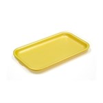 12230 10K MEAT TRAY FOAM PS 10.75X5.95X1.87 YELLOW