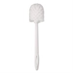 Toilet Bowl Brush, 10" Handle, White