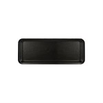 12521 1525 MEAT TRAY FOAM 14.5X8X0.75 BLACK 2/125