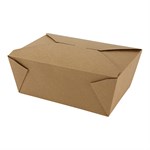 Empress #4 Kraft Folded Takeout Box 7.75"" x 5.5"" x 3.5 160 / cs