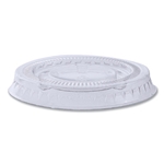 1oz Boardwalk Souffle/portion Cup Lids, Fits Portion Cups, Clear, 2,500/cs