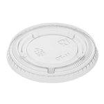 1.5oz to 2oz PET Portion Cup Lids, Clear, Jovials, 2500/cs