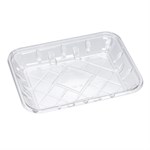 4P PETE Meat Tray, Clear, 9.1" x 7.13" x 1.38"  480/CS
