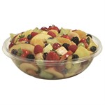 PET Round Bowl, PET, 80 oz, 5 Lb, Clear 1/CS/50