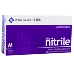 Medium Nitrile Gloves, Blue, Prime Source Ultra, Powder Free, 1000/cs