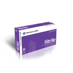 Medium Nitrile Gloves, Black, Powder Free, Prime Source, 100/box