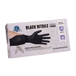 Empress Exam Grade Nitrile Glove Black Powder Free Medium 10 / 100 cs