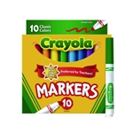 Crayola Broad Line Markers, Classic Bold Colors, Bright, Classic - 10 Count