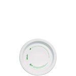Compostable Paper Dinnerware, ProPlanet Seal, Plate, 6" dia, White, 125/Pack
