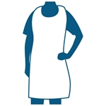 24x42 Polyethylene Apron 13 Mic/0.51 mil, Empress 100/pk