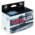 ScreenKleen Alcohol-Free Wipes, Cloth, 5 x 5, Unscented, 14/Box