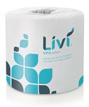 Solaris Livi VPG Select Bath Tissue White 2-Ply 4.45"" X 4"" 420 Sheets 60 / cs