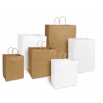 Duro 10x5x13 Missy 60# Basis Twist Handle Bag Kraft 250/cs