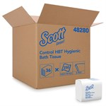 Kimberly Clark Scott Hygienic Bath Tissue White 2-Ply 8.3" x 4.5" 36 / 250 cs