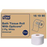 Essity Tork Universal 2-Ply Bath Tissue w/ OptiCore 3.75" x 4" 865 Sheet 36 / cs