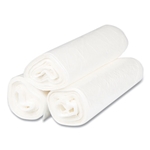 43x48 Inteplast High-Density Commercial Can Liners, 56 gal, 22 mic, Natural, Interleaved Roll, 25 Bags/Roll, 8 Rolls/ct