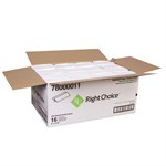 Right Choice Paper Multifold Towel 1-Ply 250-Sheets, White, 9" x 9.45 16/250