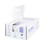 6x3x12 Inteplast Food Bags, Clear, 64oz, 1,000 Bags
